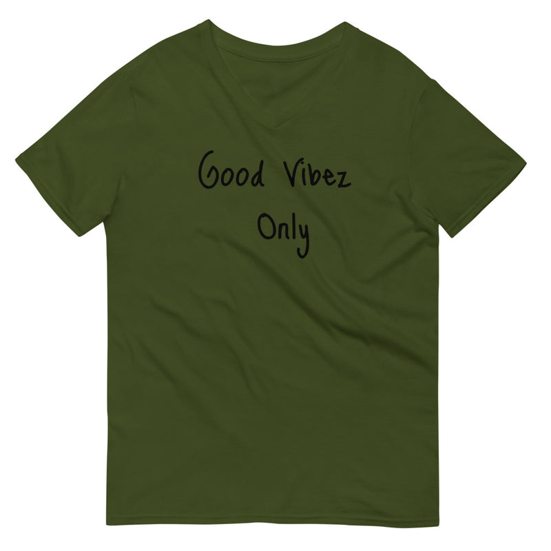 Good Vibez  Short Sleeve V-neck - LEAH'S VIBEZ